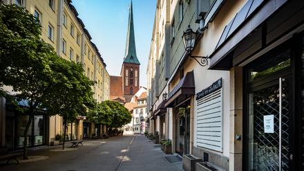 Das Berliner Nikolaiviertel.