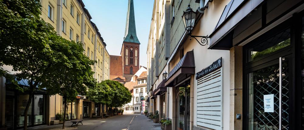 Das Berliner Nikolaiviertel.