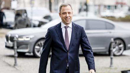 Mario Czaja, damals Generalsekretär der CDU, kommt am Tag nach der Berliner Wahl zur Präsidiumssitzung der CDU im Konrad-Adenauer-Haus.