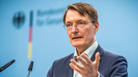 Karl Lauterbach (SPD), Bundesminister für Gesundheit, steht in der Kritik.
