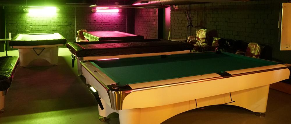 Der neue Billardsalon am Adenauerplatz in Berlin-Charlottenburg.