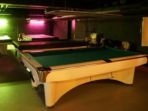 Der neue Billardsalon am Adenauerplatz in Berlin-Charlottenburg.