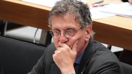 Christian Gaebler (SPD), Senator für Stadtentwicklung, Bauen und Wohnen, aufgenommen bei einer Plenarsitzung des Berliner Abgeordnetenhauses.
