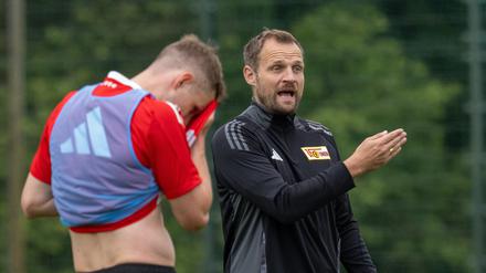 Unions neuer Cheftrainer Bo Svensson sah im letzten Testspiel ein Unentschieden seines Teams. 