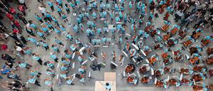 Exportschlager aus Berlin: Das Deutsche Symphonie-Orchester hat den „Symphonic Mob“ erfunden, bei dem Profis und Laien gemeinsam musizieren.