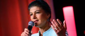 Sahra Wagenknecht, Parteivorsitzende des Bündnis Sahra Wagenknecht (BSW)