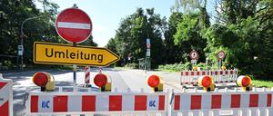 Viele Bauarbeiten enden zum Ende der Ferien, deshalb sollen auch Straßensperrungen wie die an der Alleestraße verschwinden.