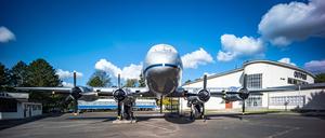 Der Rosinenbomber auf dem Gelände des Alliiertenmuseums wartet auf eine neue Heimat.