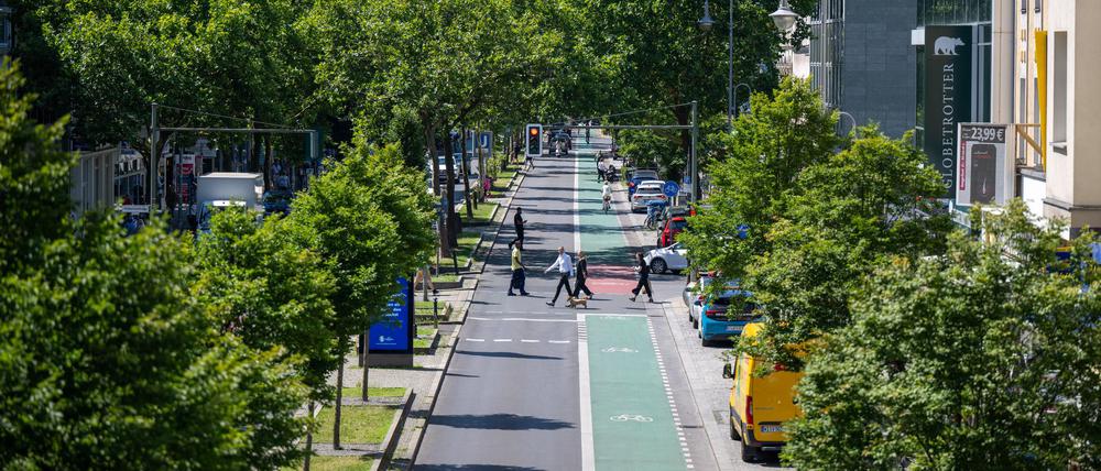 Nicht überall in Berlin gibt es so schöne Radwege auf der Schloßstraße im Süden (Archivfoto).
