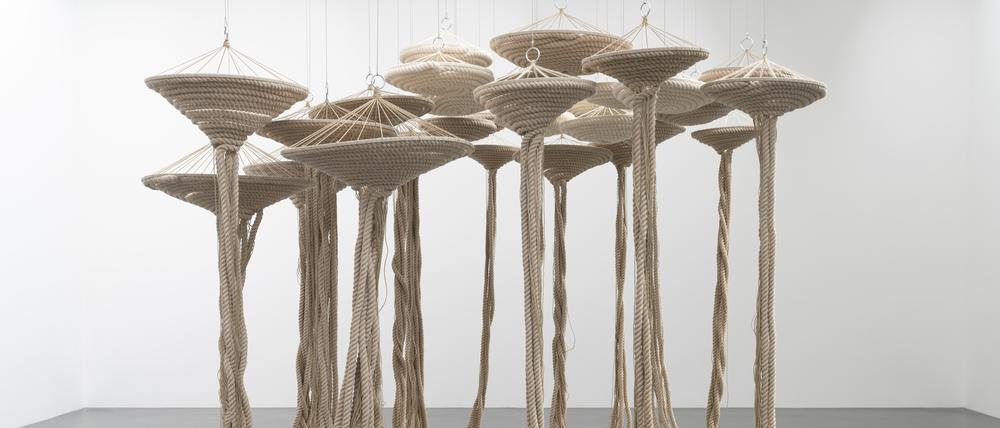 Monumentale Skulpturen aus Textilien: Bei Tapta ist immer wieder auch Anfassen erlaubt.