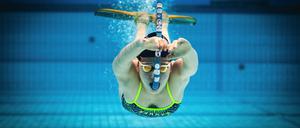 Beim Flossenschwimmen verbindet Johanna Schikora Muskelkraft mit einem hohen koordinativen Vermögen.