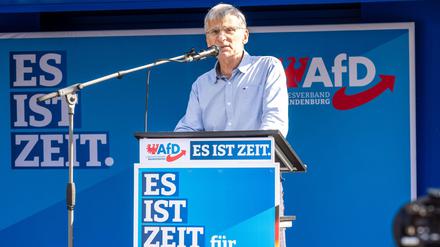Hans-Christoph Berndt tritt für die AfD in Brandenburg als Spitzenkandidat an. (Archivfoto)