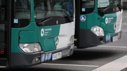 Busse des Verkehrsbetriebs in Potsdam (Symbolbid)
