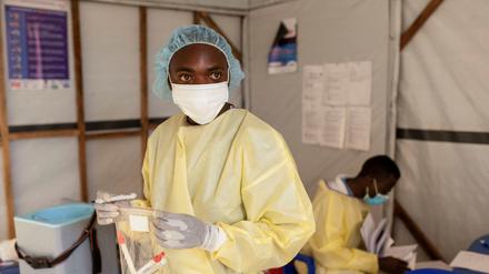 Die Krankenschwester Christian Musema in Goma, DRK.