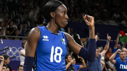 Paola Egonu feiert jeden Punkt.