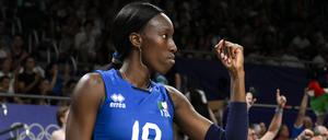Paola Egonu feiert jeden Punkt.