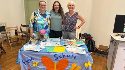 Silke Rödl, Jana Andler und Annette Liesecke wollen in Potsdam oder Umgebung die freie Schule „Butterfly“ gründen.
