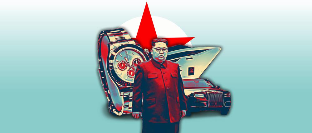 Uhren, eine Yacht udn teure Autos: Nordkoreas Diktator Kim Jong Un (40) schwärmt für Luxus.