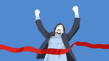 Ich, ich, ich! hab’s geschafft.