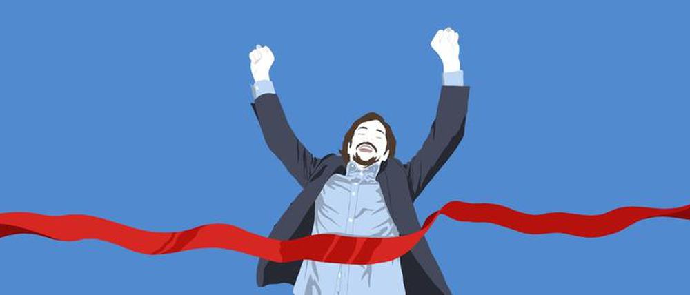 Ich, ich, ich! hab’s geschafft.