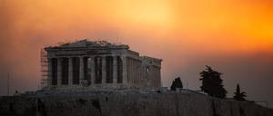 Die Akropolis in Athen.
