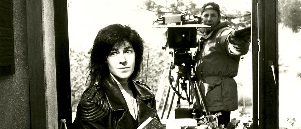 Beth B am Filmset ihres Erotik-Thrillers „Two Small Bodies“ von 1993.