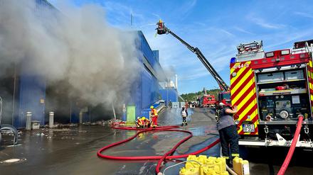 Der Brand gilt als Großschadenslage.