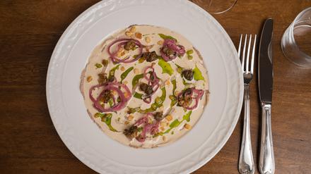 Vitello Tonnato im Restaurant Sicilia.