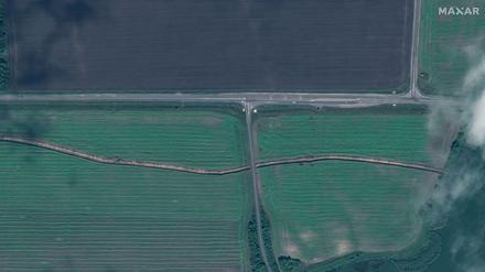 Ein Satellitenbild von Maxar aus Russland.