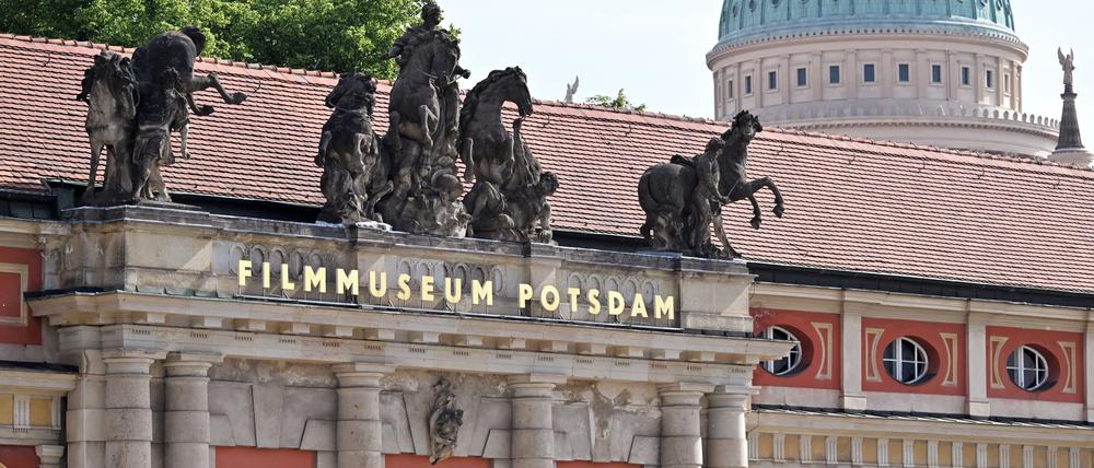 Das Filmmuseum Potsdam im warmen Sonnenschein.