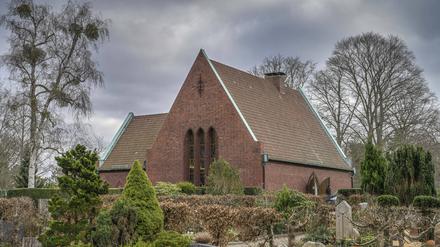 Die expressionistische Kapelle auf dem Friedhof Zehlendorf.