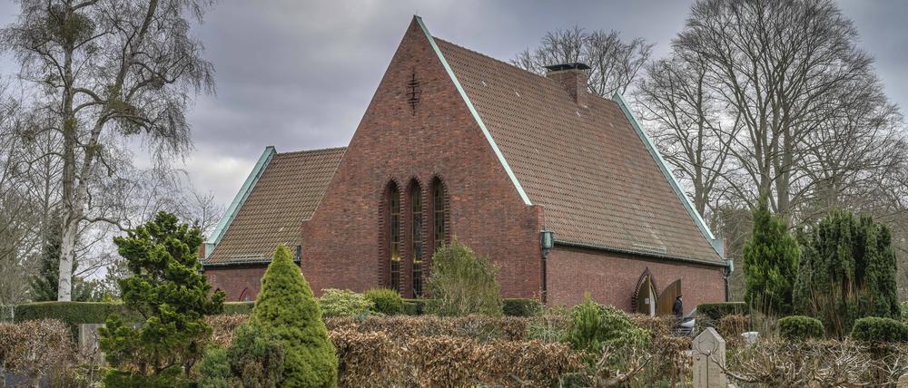 Die expressionistische Kapelle auf dem Friedhof Zehlendorf.