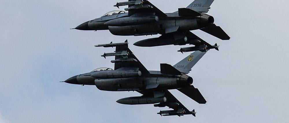 F-16-Kampfjets (Symbolbild).