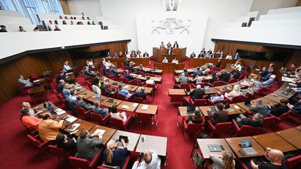 12.08.2024, Bremen: Blick in die Sitzung der Bürgerschaft.