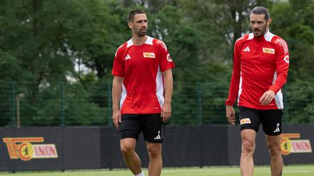 Rani Khedira (l.) und Christopher Trimmel werden in Greifswald wohl noch geschont.