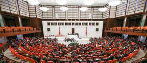 Das türkische Parlament. 