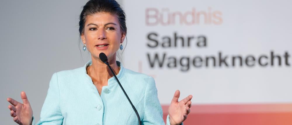 Co-Parteivorsitzende des BSW: Sahra Wagenknecht.