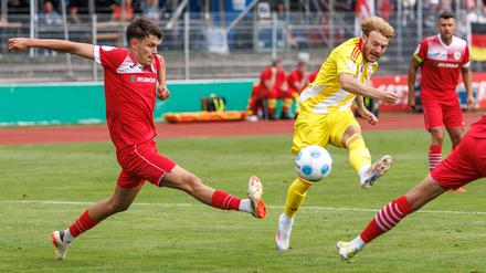 Yorbe Vertessen kam, sah und traf zum Sieg für Union.