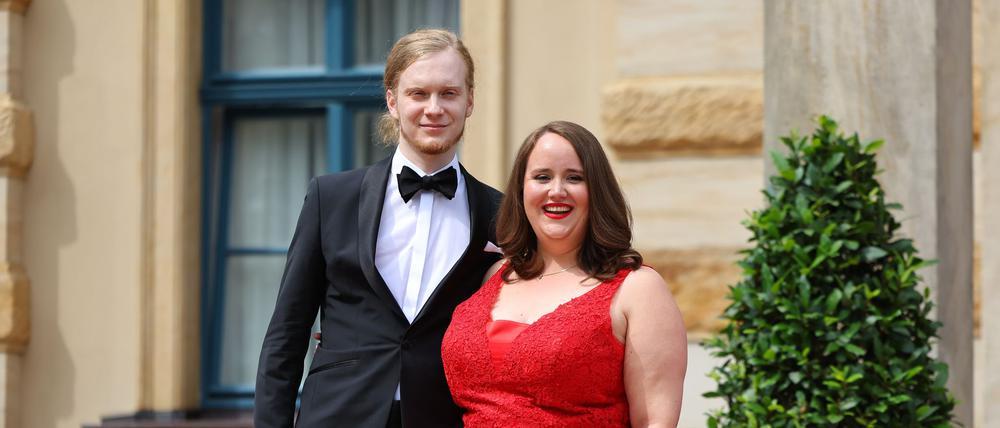 Ricarda Lang und ihr Lebensgefährte Florian Wilsch (Archivbild).