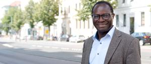 Der SPD-Politiker Karabma Diaby aus Halle (Saale) besucht Potsdam. 