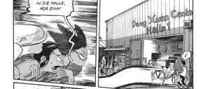 Eine Seite aus „Der verkehrte Himmel“.