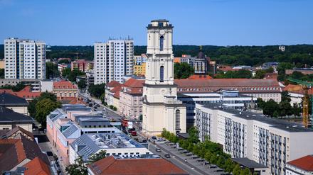 Der wieder aufgebaute Turm der Garnisonkirche wird diese Woche für Besucher eröffnet.