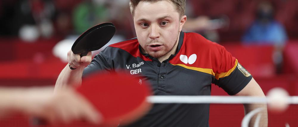 Valentin Baus, 28, sitzt aufgrund der erblich bedingten Glasknochenkrankheit im Rollstuhl. Bei den Paralympics in Tokio gewann er Gold im Einzel.