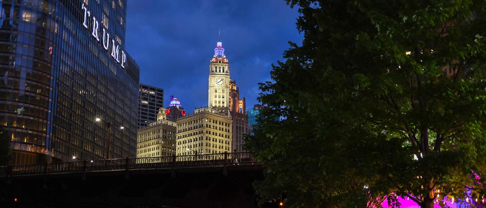 Der Trump Tower in Chicago. 