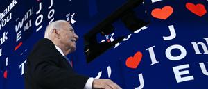 Joe Biden auf einer Wahlveranstaltung.