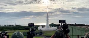 Taiwan testet Raketen aus eigener Produktion.