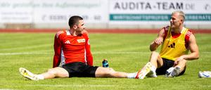 Bleibt er beim 1. FC Union? Robin Gosens (l.).