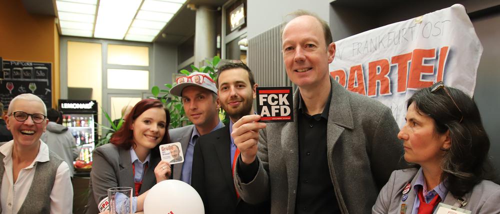 Martin Sonneborn (2.v.rechts ) und seine Partei 