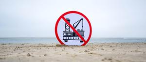 Vor Borkum darf – trotz Protest – nun Gas gebohrt werden. 