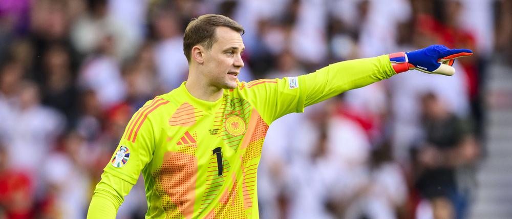 Manuel Neuer beim EM-Spiel gegen Spanien.
